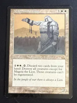 1x Mageta the Lion (13) Prophecy HP MTG Magic the Gathering x1 MKE - Image 1