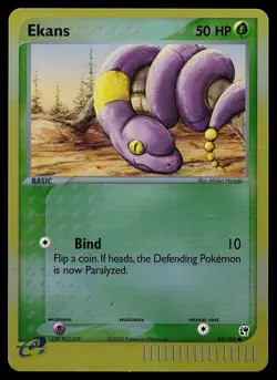 Pokemon Card - Ekans Sandstorm 64/100 Reverse Holo Common - Image 1