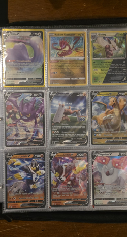 Pokemon TCG Mixed Card Lot Binder GX V VSTAR Foil Holo Charizard Pikachu - Image 1