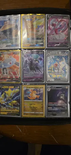 Pokemon TCG Mixed Card Lot Binder GX V VSTAR Foil Holo Charizard Pikachu - Image 2