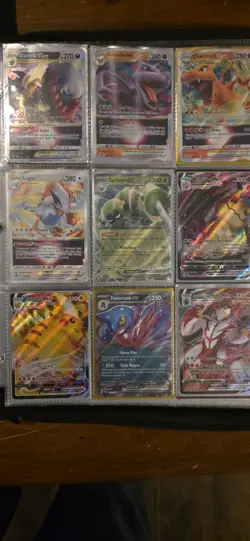 Pokemon TCG Mixed Card Lot Binder GX V VSTAR Foil Holo Charizard Pikachu - Image 3