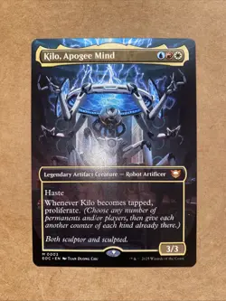 Kilo, Apogee Mind (Borderless) Commander: Edge of Eternities Mythic MTG - Image 1
