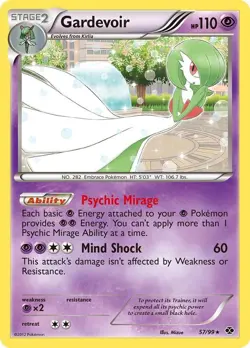 Pokemon TCG: Gardevoir Holo (Next Destinies) 57/99 - Image 1