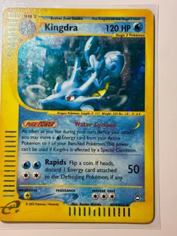Kingdra Holo Aquapolis H14/H32 Pokemon TCG - Image 3