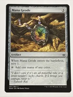 MTG War of the Spark Mana Geode 241/264 NM - Image 1