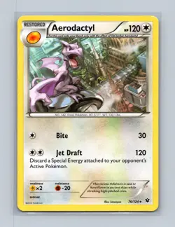 Aerodactyl 76/124 Rare Fates Collide Pokemon Lightly Played - Image 1