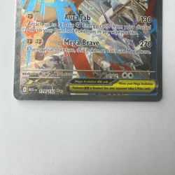 Mega Lucario EX Special Illustration Rare Pokemon TCG 179/132 Pack Fresh NM - Image 4