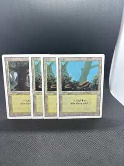 ***Forest X4***Revised Basic Land MTG - Image 1