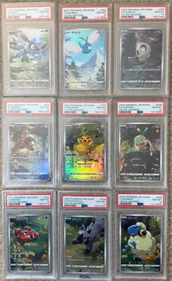PSA 10 POKEMON VSTAR UNIVERSE AR GOD PACK PIKACHU 205/172 FULL SET - Image 1