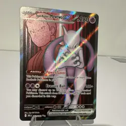 Pokemon Team Rocket's Mewtwo EX 213/182 Sv10 Destined Rivals Full Art NM - Image 1