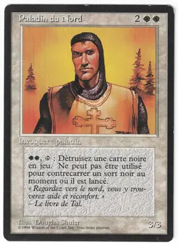 ►Magic-Style◄ MTG - Northern Paladin - French Revised FBB - Played - Image 1
