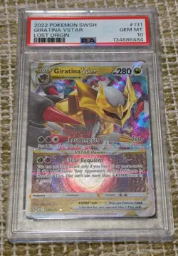 Pokemon - Giratina VSTAR - 131/196 Lost Origin - Holo Rare PSA 10 - Image 1