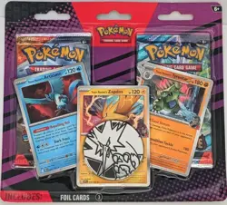 Pokemon TCG Team Rocket's Articuno Zapdos Tyranitar Foil Booster Pack – 2 Sealed - Image 1