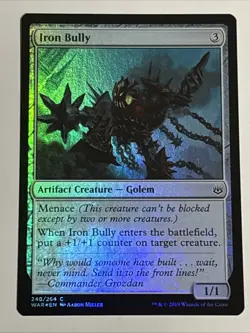MTG War of the Spark Iron Bully Foil 240/264 NM - Image 1