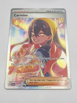 Pokemon Carmine 217/167 Sv06: Twilight Masquerade Special Illustration Rare Holo - Image 3