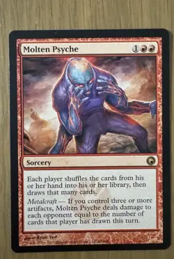 MTG Molten Psyche Scars of Mirrodin Regular NM - Image 1