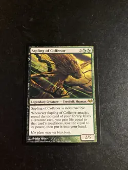 Mtg - NM - Sapling of Colfenor - Eventide - Image 1