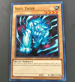Yu-Gi-Oh! Invasion Of Chaos Soul Tiger Common Card IOC-EN003 NM - Image 1