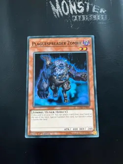 YUGIOH PLAGUESPREADER ZOMBIE SUPER RARE DASA-EN041 1ST EDITION - Image 1