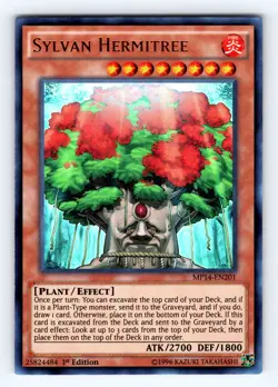 Yugioh Sylvan Hermitree MP14-EN201 Ultra Rare - NM 💎 - Image 1
