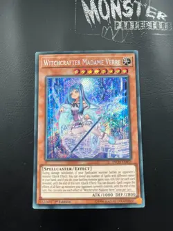 YUGIOH WITCHCRAFTER MADAME VERRE SECRET RARE INCH-EN019 1ST EDITION - Image 1