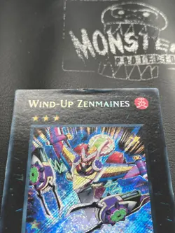 YUGIOH WIND UP ZENMAINES SECRET RARE PHSW-EN087 1ST EDITION - Image 4
