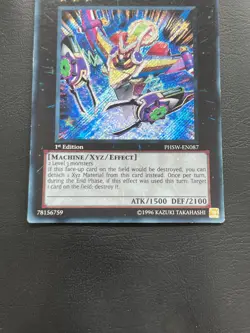 YUGIOH WIND UP ZENMAINES SECRET RARE PHSW-EN087 1ST EDITION - Image 5