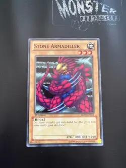 YUGIOH STONE ARMADILLER COMMON LCJW-EN015 1ST EDITION - Image 1