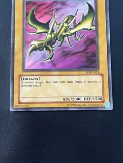 YUGIOH CURSE OF DRAGON SUPER RARE LOB-E053 - Image 4