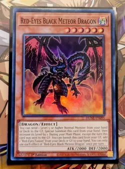 Red-Eyes Black Meteor Dragon (Super Rare) - DUNE-EN095 - Yu-Gi-Oh TCG - Image 1