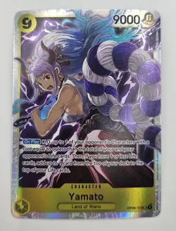 Namco One Piece CCG Yamato OP04-112 Alternate Art Foil SR Premium Booster 9000/9 - Image 1