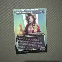 Aerith Gainsborough FOIL (Borderless) - Final Fantasy - NM - Rare - MTG - Image 1