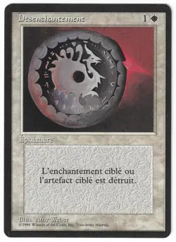 ►Magic-Style◄ MTG - Disenchant - French Revised FBB - EX/EX- - Image 1