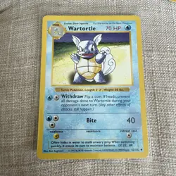 Wartortle 42/102 Uncommon Base Set Pokemon Shadowless LP- - Image 1