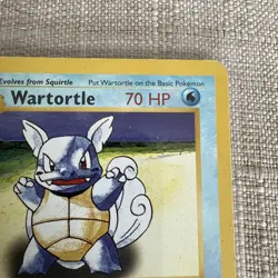 Wartortle 42/102 Uncommon Base Set Pokemon Shadowless LP- - Image 3