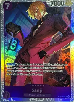 Sanji (065) OP09-065 Super Rare Emperors in the New World One Piece Foil NM - Image 1