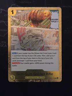 Gum-Gum Golden Rifle OP15-116 Adventure on KAMI’s Island One Piece - Image 1