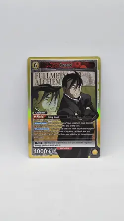 Greed - UE09BT - FMA-1-027 - Super Rare - Union Arena - Fullmetal Alchemist - Image 1