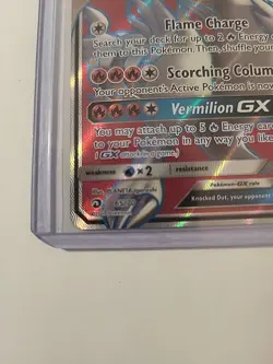 Reshiram GX - 65/70 [Dragon Majesty] Pokemon TCG - FULL ART ULTRA RARE - LP - Image 5
