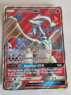 Pokemon TCG Reshiram GX Full Art 65/70 Dragon Majesty Ultra Rare - Image 1