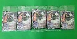 SEALED - Pokemon TCG Tornadus 210 SV: White Flare ETB Black Star Promo Card x5 - Image 1