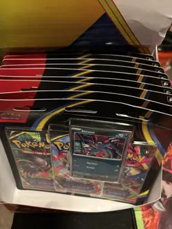 Pokemon TCG Mega Evolution Phantasmal Flames 3-Pack Blister Sneasel - Sealed - Image 1