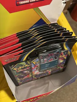 Pokemon TCG Mega Evolution Phantasmal Flames 3-Pack Blister Sneasel - Sealed - Image 3