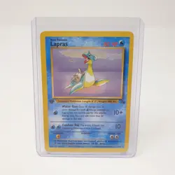 Lapras 25/62 1st Edition Fossil Pokemon TCG Card Rare Vintage WOTC ENG Damaged - Image 4