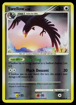 Pokemon Card - Swellow Legends Awakened 73/146 Reverse Holo Uncommon - Image 1