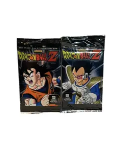Dragon Ball Z 2014 Panini TCG Game Booster 5 Card Pack DBZ x2 - Image 1