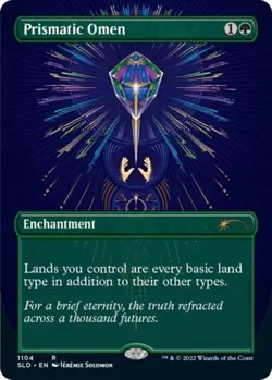 Prismatic Omen (Borderless) - Near Mint MTG Secret Lair - Image 1