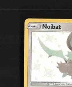 Noibat SV43/SV94 Hidden Fates Shiny Holo Rare Pokemon Card NM - Image 3