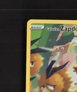 Galarian Zapdos SWSH283 Sword & Shield Full Art Black Star Promo Pokemon Card NM - Image 3