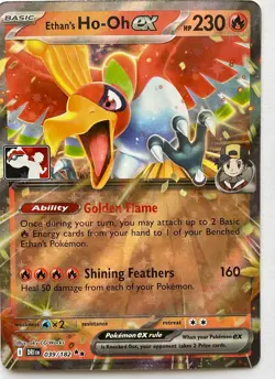 Ethan's Ho-Oh ex 039/182 Prize Pack Series Cards Holo - Image 1